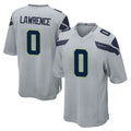 Kooe S.Seahawks #0 DeMarcus Lawrence Player Gray Home Game Stitched Jerseys