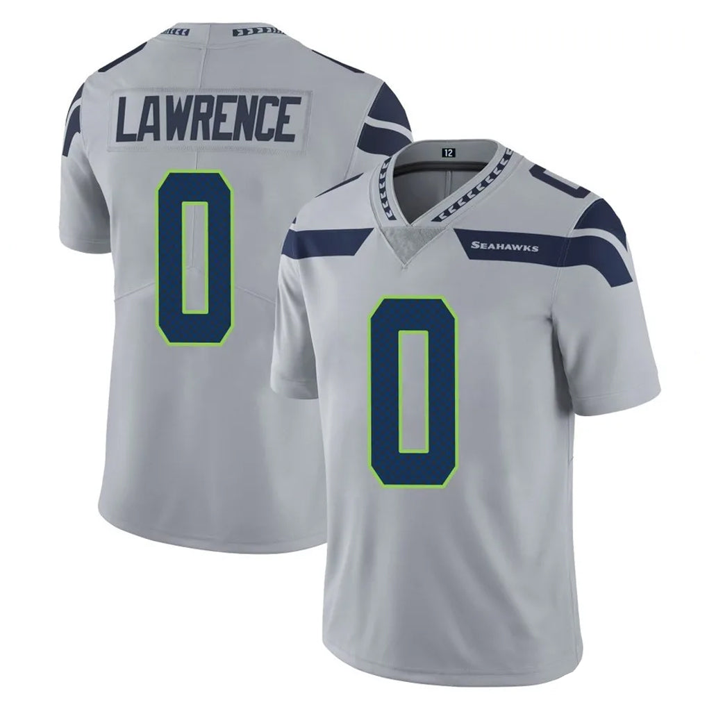 Kooe S.Seahawks #0 DeMarcus Lawrence Player Gray Limited Vapor Untouchable Home Game Stitched Jerseys