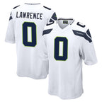 Kooe S.Seahawks #0 DeMarcus Lawrence Player White Home Game Stitched Jerseys
