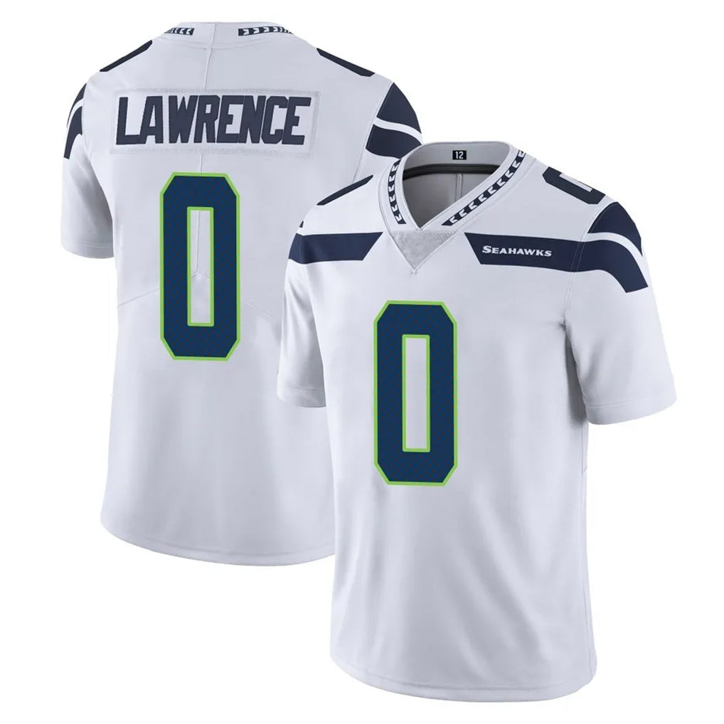 Kooe S.Seahawks #0 DeMarcus Lawrence Player White Limited Vapor Untouchable Home Game Stitched Jerseys
