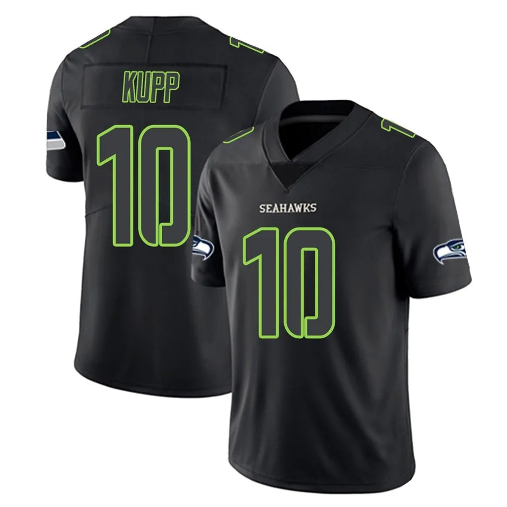 Kooe S.Seahawks #10 Cooper Kupp Player Black Impact Limited Home Game Stitched Jerseys