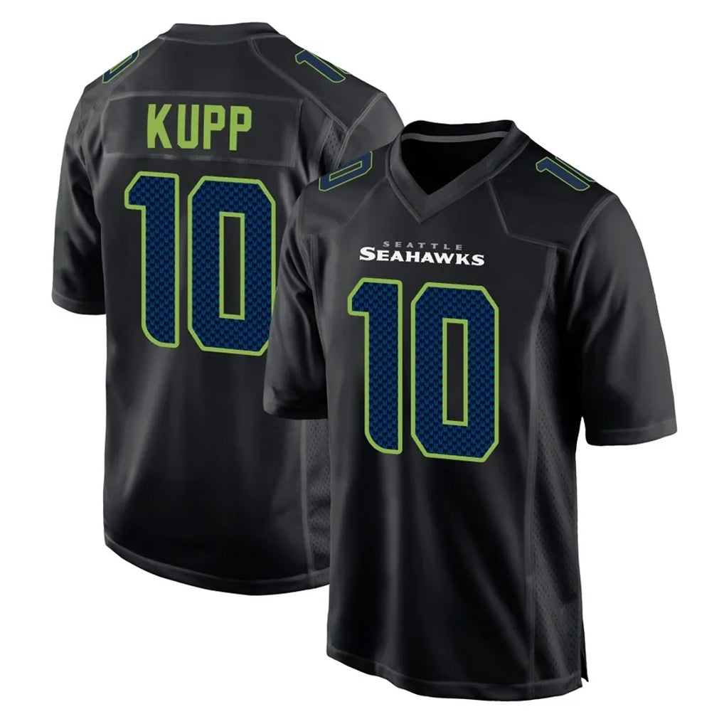 Kooe S.Seahawks #10 Cooper Kupp Player Black Limited Fashion Home Game Stitched Jerseys