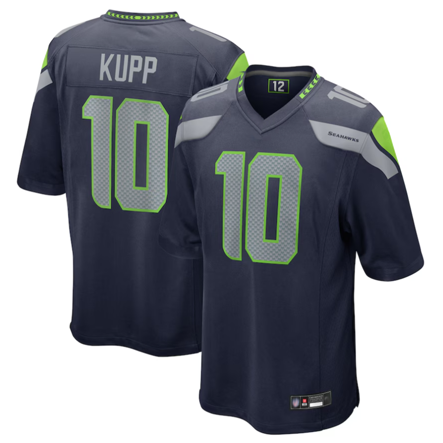 Kooe S.Seahawks #10 Cooper Kupp Player College Navy Game Stitched Jerseys