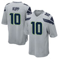 Kooe S.Seahawks #10 Cooper Kupp Player Gray Home Game Stitched Jerseys