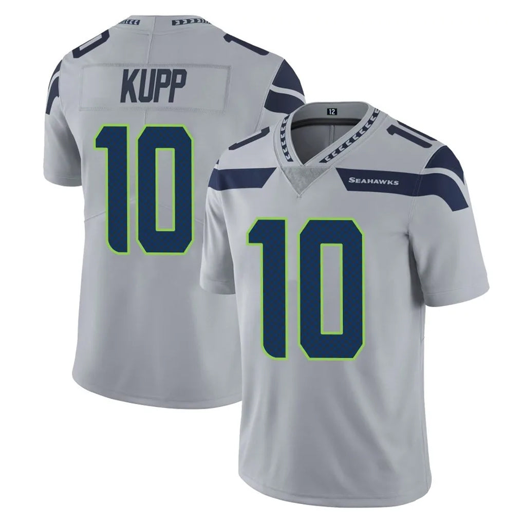 Kooe S.Seahawks #10 Cooper Kupp Player Gray Limited Vapor Untouchable Home Game Stitched Jerseys