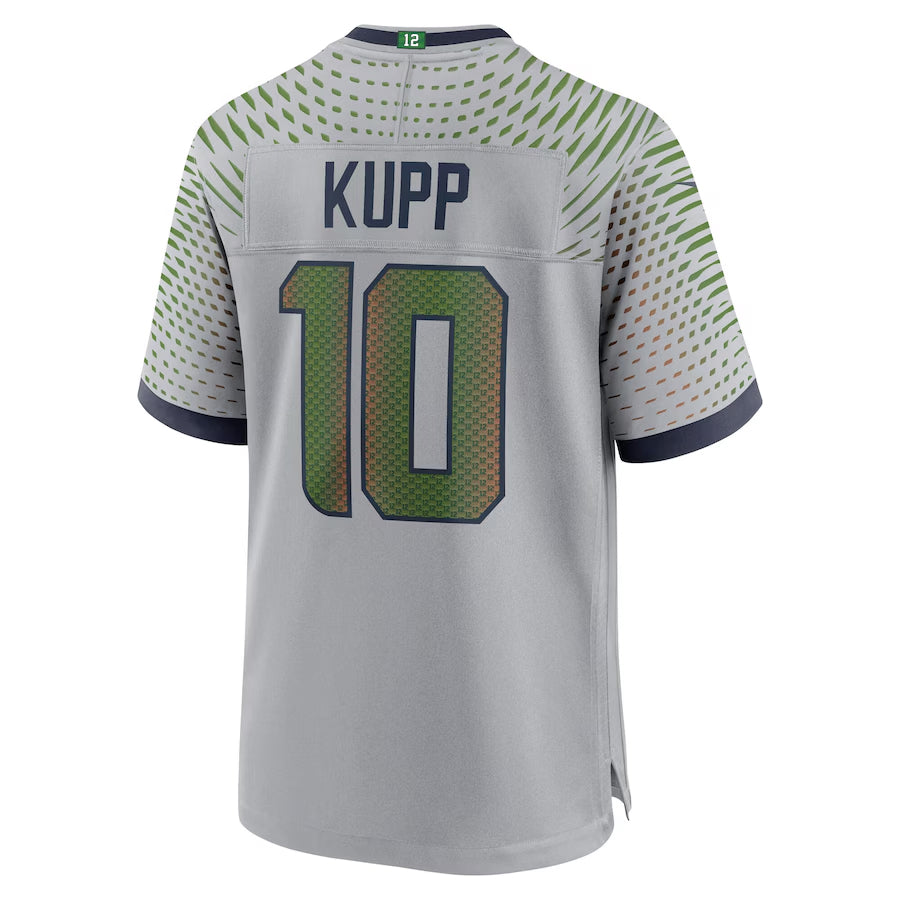 Kooe S.Seahawks #10 Cooper Kupp Player Gray Rivalries Collection Game Stitched Jerseys