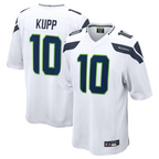 Kooe S.Seahawks #10 Cooper Kupp Player White Replica Game Stitched Jerseys