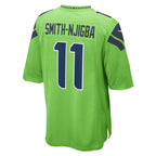 Kooe S.Seahawks #11 Jaxon Smith-Njigba Neon Green Game Stitched Jerseys