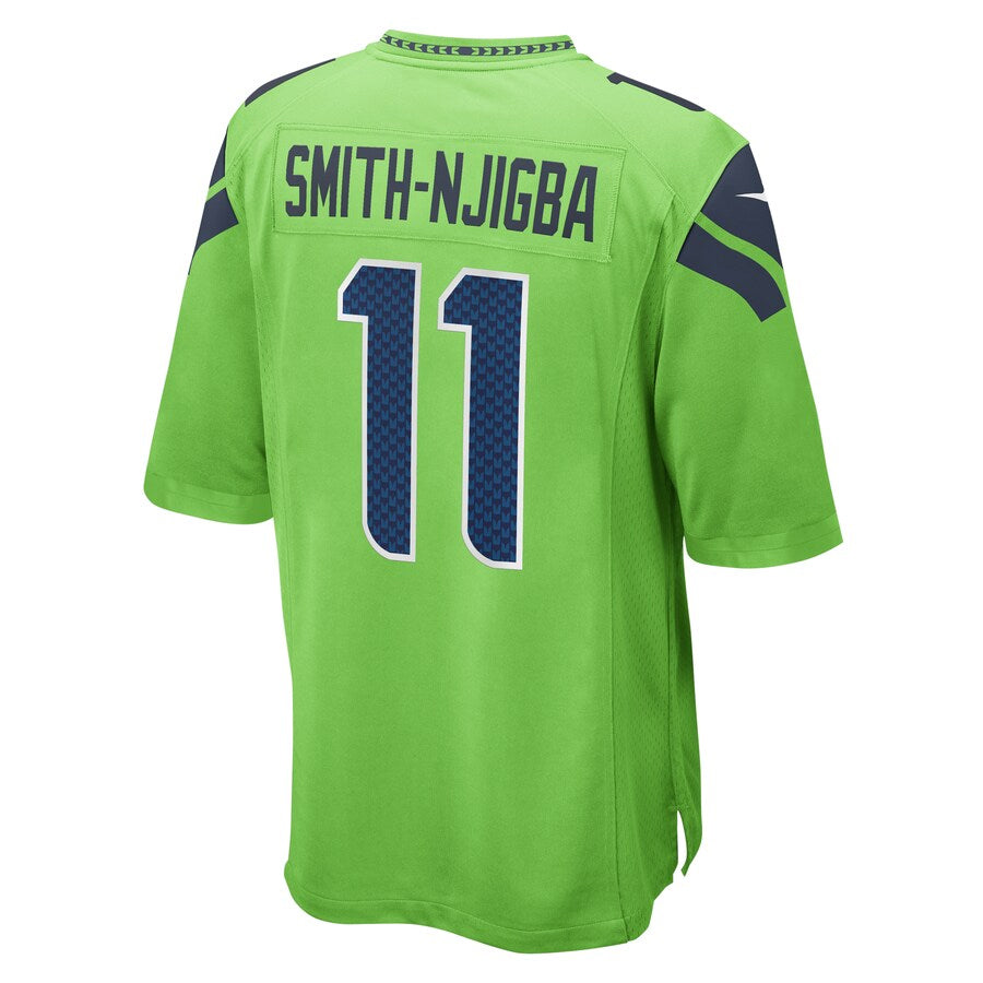 Kooe S.Seahawks #11 Jaxon Smith-Njigba Neon Green Game Stitched Jerseys