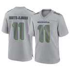 Kooe S.Seahawks #11 Jaxon Smith-Njigba Player Gray Atmosphere Fashion Home Game Stitched Jerseys