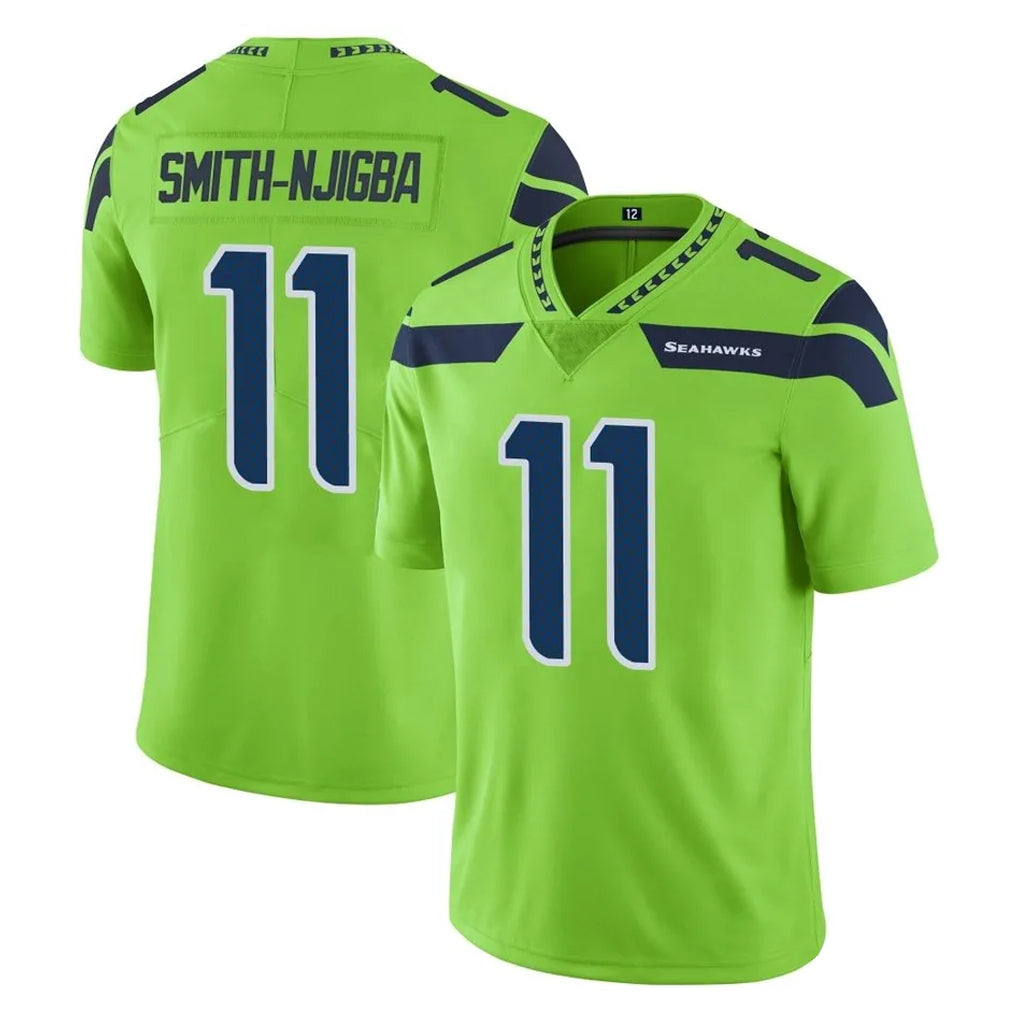 Kooe S.Seahawks #11 Jaxon Smith-Njigba Player Green Limited Color Rush Home Game Stitched Jerseys