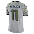 Kooe S.Seahawks #11 Jaxon Smith-Njigba Player Grey Rivalries Collection Limited Stitched Jerseys