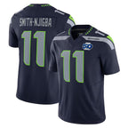 Kooe S.Seahawks #11 Jaxon Smith-Njigba Player Navy 50th Season Vapor F.U.S.E. Limited Stitched Jerseys