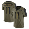 Kooe S.Seahawks #11 Jaxon Smith-Njigba Player Olive Salute To Service Limited Game Stitched Jerseys