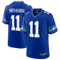 Kooe S.Seahawks #11 Jaxon Smith-Njigba Royal Throwback Player Game Stitched American Stitched Jerseys