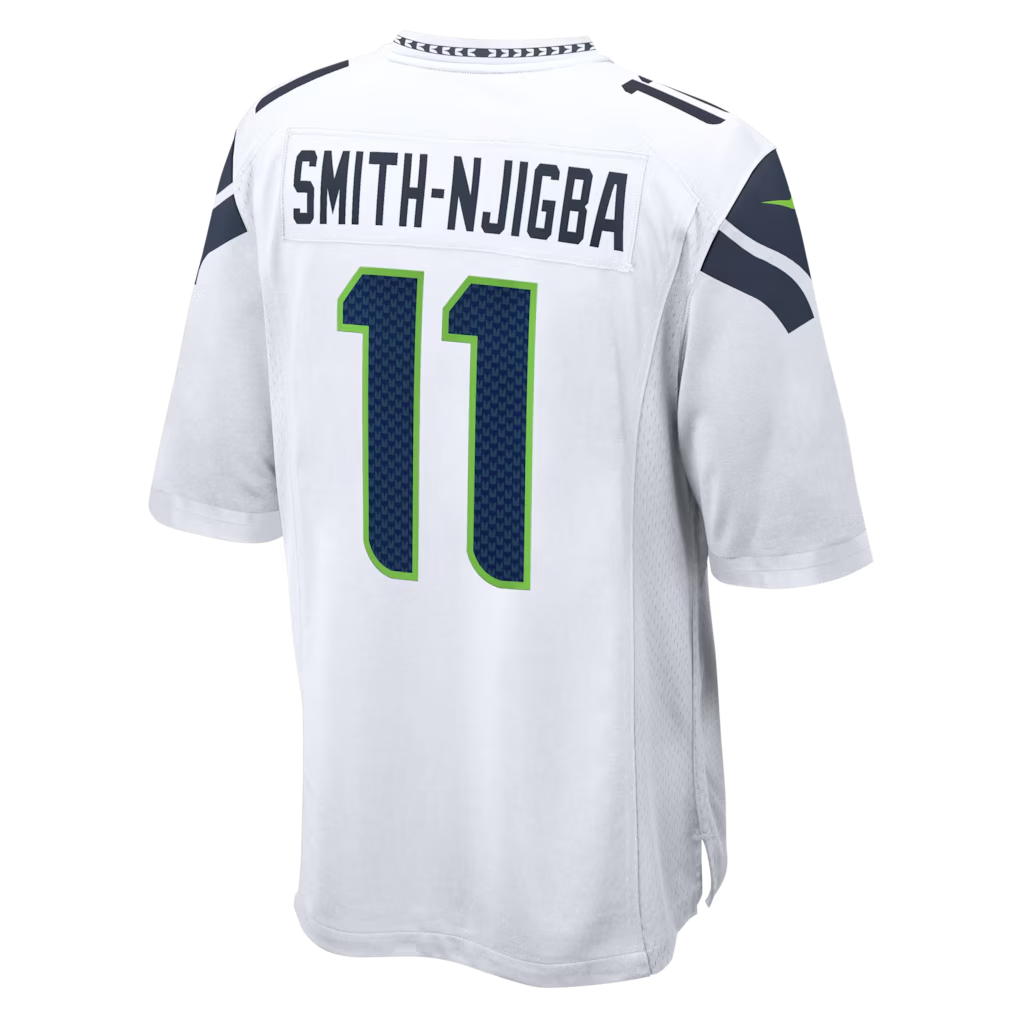 Kooe S.Seahawks #11 Jaxon Smith-Njigba White Game Stitched Jerseys