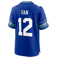 Kooe S.Seahawks #12 12s Royal Throwback Player Game Jersey Stitched American Stitched Jersey