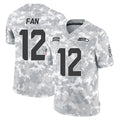 Kooe S.Seahawks #12 12th Fan Player Arctic Camo Limited Salute To Service Home Game Stitched Jerseys
