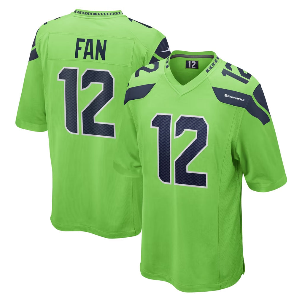 Kooe S.Seahawks #12 12th Fan Player Green Home Game Stitched Jerseys