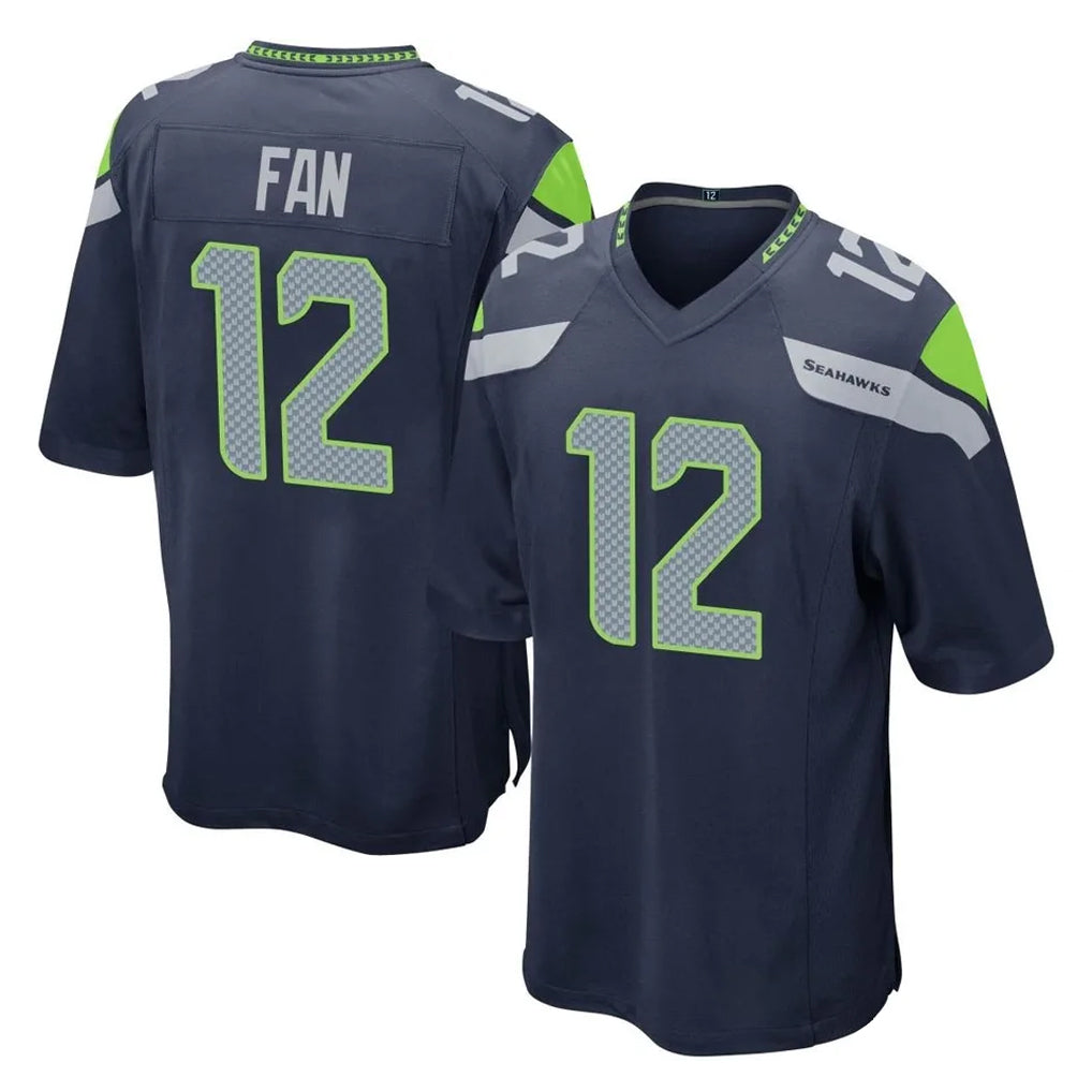 Kooe S.Seahawks #12 12th Fan Player Navy Home Game Stitched Jerseys