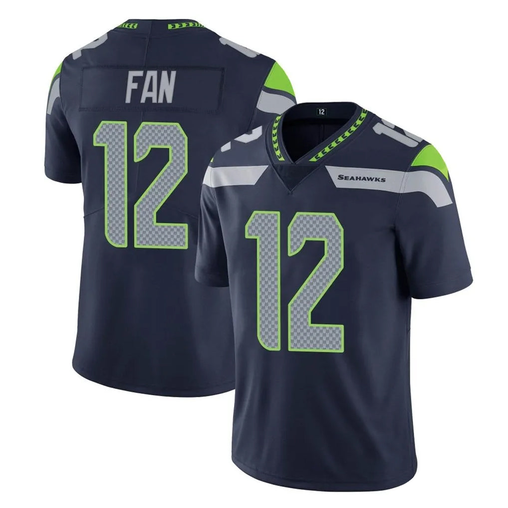 Kooe S.Seahawks #12 12th Fan Player Navy Limited Vapor Untouchable Home Game Stitched Jerseys