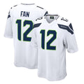 Kooe S.Seahawks #12 12th Fan Player White Home Game Stitched Jerseys