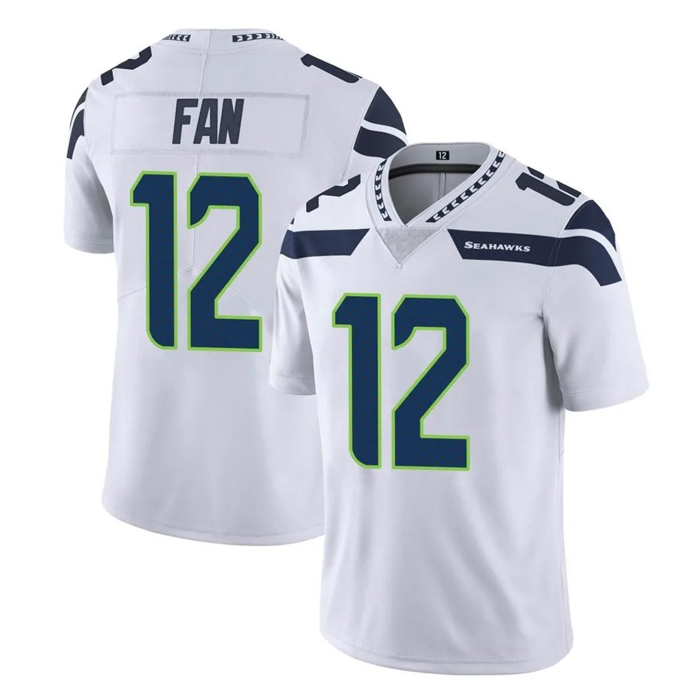 Kooe S.Seahawks #12 12th Fan Player White Limited Vapor Untouchable Home Game Stitched Jerseys