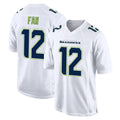 Kooe S.Seahawks #12 12th Fan Player White Tundra Fashion Home Game Stitched Jerseys