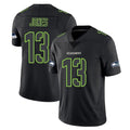 Kooe S.Seahawks #13 Ernest Jones IV Player Black Impact Limited Home Game Stitched Jerseys