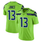 Kooe S.Seahawks #13 Ernest Jones IV Player Green Limited Color Rush Home Game Stitched Jerseys