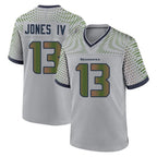 Kooe S.Seahawks #13 Ernest Jones IV Player Grey 2025 Rivalries Collection Home Game Stitched Jerseys