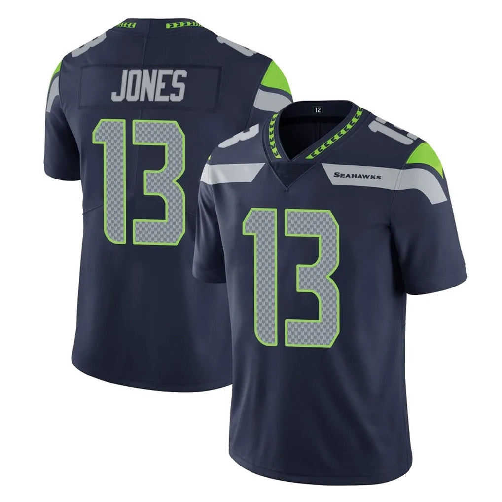 Kooe S.Seahawks #13 Ernest Jones IV Player Navy Limited Vapor Untouchable Home Game Stitched Jerseys