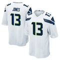 Kooe S.Seahawks #13 Ernest Jones IV Player White Home Game Stitched Jerseys