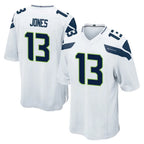Kooe S.Seahawks #13 Ernest Jones IV Player White Home Game Stitched Jerseys