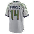 Kooe S.Seahawks #14 Sam Darnold 2025 Rivalries Collection Game Wolf Gray Stitched Jerseys