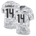 Kooe S.Seahawks #14 Sam Darnold Player Arctic Camo Salute to Service Limited Football Jerseys