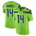 Kooe S.Seahawks #14 Sam Darnold Player Green Limited Color Rush Home Game Stitched Jerseys