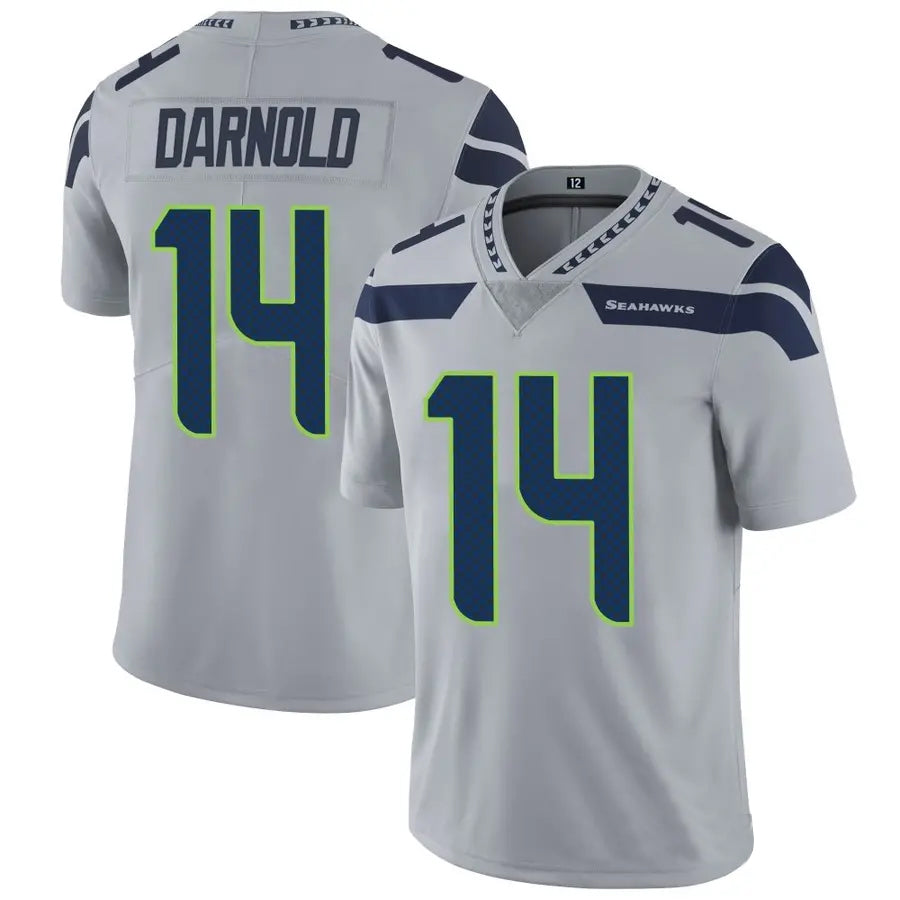Kooe S.Seahawks #14 Sam Darnold Player Grey Vapor Limited Football Jerseys