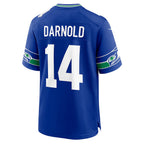 Kooe S.Seahawks #14 Sam Darnold Player Royal Alternate Game Football Jerseys