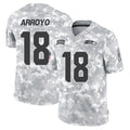 Kooe S.Seahawks #18 Elijah Arroyo Player Arctic Camo Limited Salute To Service Home Game Stitched Jerseys