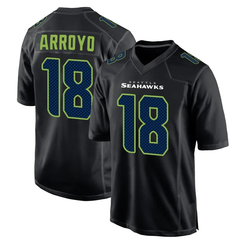 Kooe S.Seahawks #18 Elijah Arroyo Player Black Limited Fashion Home Game Stitched Jerseys