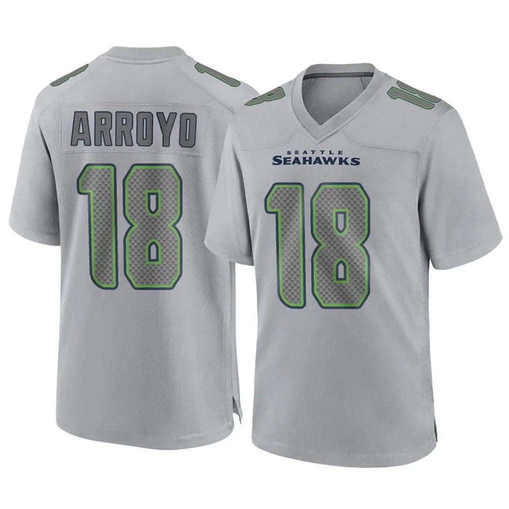 Kooe S.Seahawks #18 Elijah Arroyo Player Gray Atmosphere Fashion Home Game Stitched Jerseys