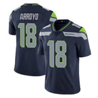 Kooe S.Seahawks #18 Elijah Arroyo Player Navy Limited Vapor Untouchable Home Game Stitched Jerseys