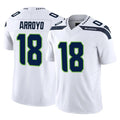 Kooe S.Seahawks #18 Elijah Arroyo Player White Limited Vapor F.U.S.E. Home Game Stitched Jerseys