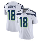 Kooe S.Seahawks #18 Elijah Arroyo Player White Limited Vapor Untouchable Home Game Stitched Jerseys