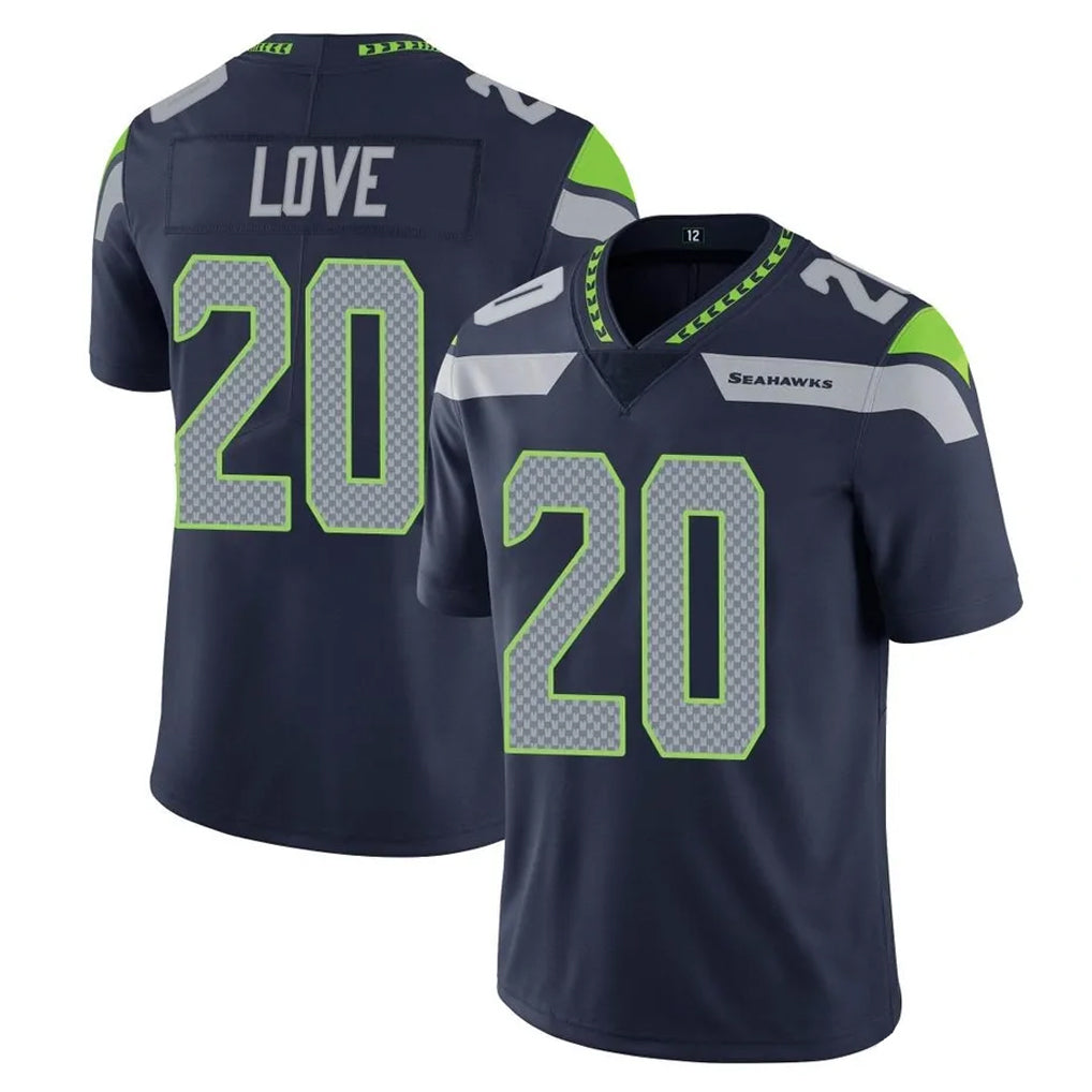 Kooe S.Seahawks #20 Julian Love Player Navy Limited Vapor Untouchable Home Game Stitched Jerseys