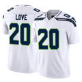 Kooe S.Seahawks #20 Julian Love Player White Limited Vapor F.U.S.E. Home Game Stitched Jerseys