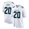 Kooe S.Seahawks #20 Julian Love Player White Tundra Fashion Home Game Stitched Jerseys