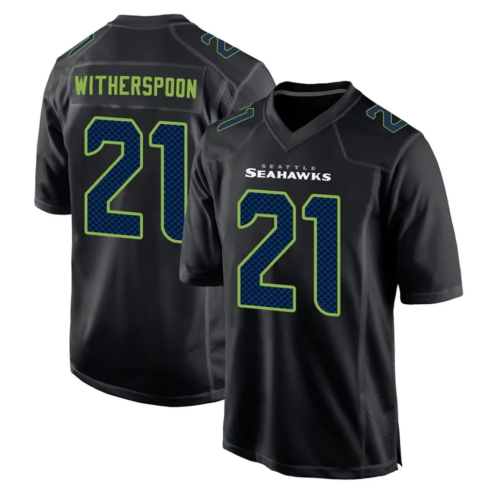 Kooe S.Seahawks #21 Devon Witherspoon Player Black Limited Fashion Home Game Stitched Jerseys