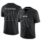 Kooe S.Seahawks #21 Devon Witherspoon Player Black RFLCTV Limited Stitched Jerseys